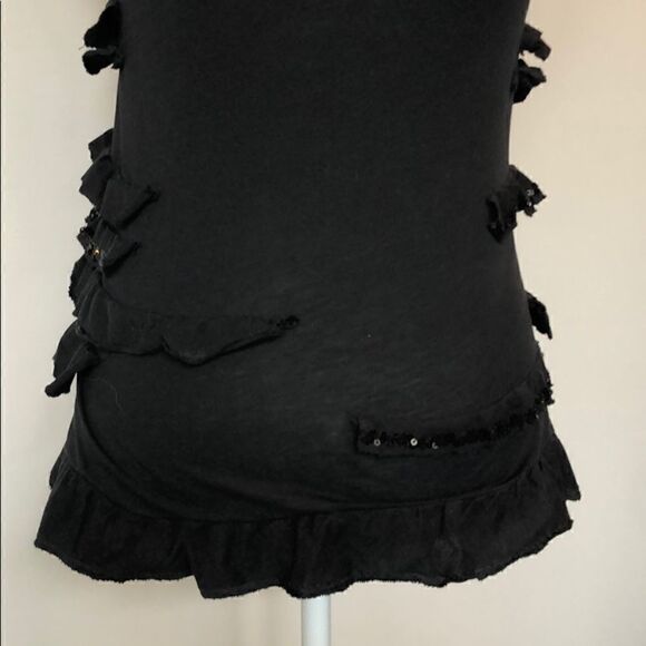 Jcrew black ruffle and sequins tank size XS - Picture 5 of 5